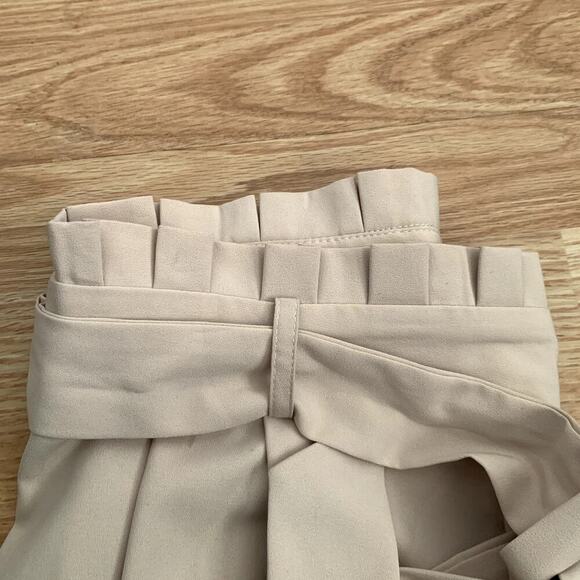 Jealous Tomato High Rise Wide Leg Paperbag Waist Pink Blush Pants Size L - Picture 11 of 12